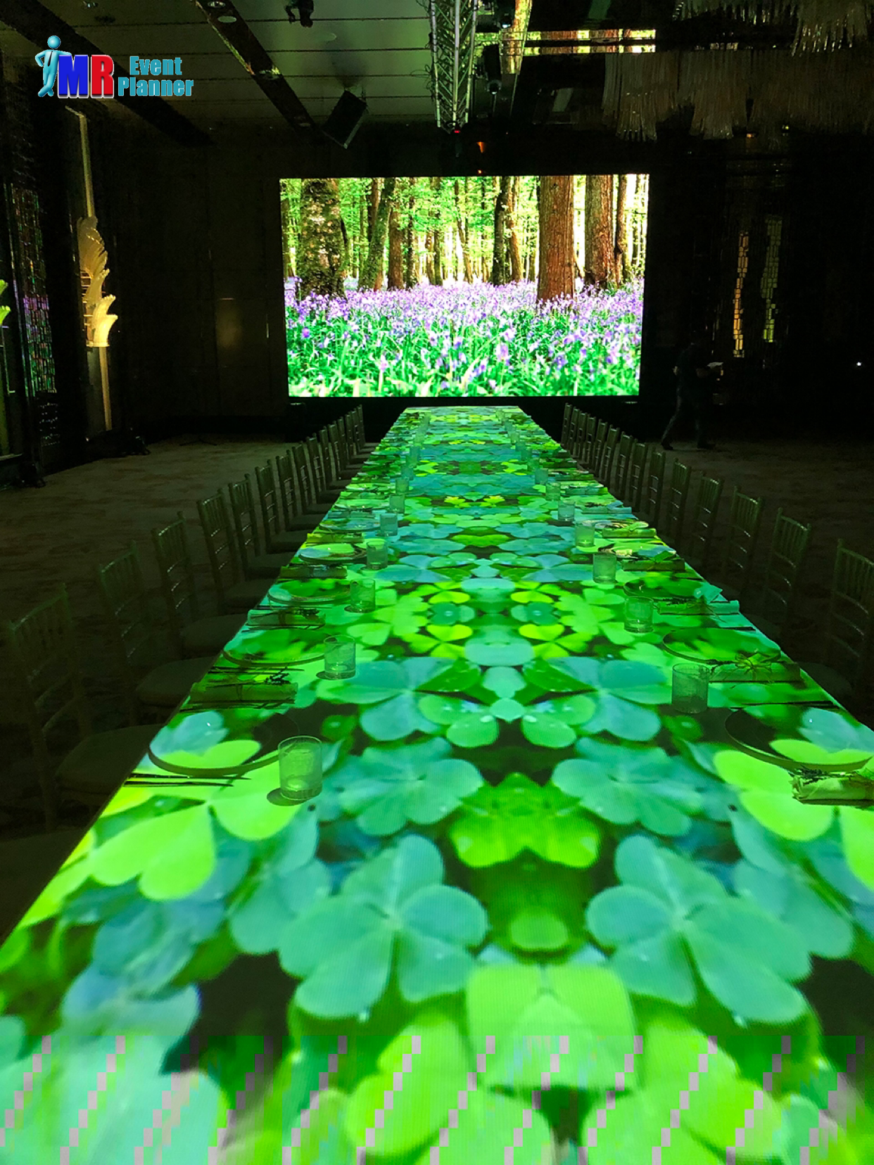 Projection Mapping for Table Art 2 Table Mapping Ritz Carlton